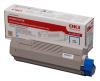 Toner OKI (43872307) pour C5650/C5750 - Cyan 2.000 pages