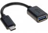 Cordon OTG USB 3.0 Type-C M / A F 0,1 m