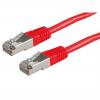 CORDON VALUE CAT.6E S/FTP ROUGE 0.5 M