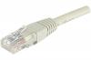 Cordon RJ45 CAT 6 U/UTP gris - 1,5 m