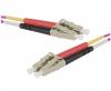 JARRETIERE OPTIQUE DUPLEX OM4 50/125 LC-LC MULTIMODE 2M
