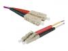 JARRETIERE OPTIQUE DUPLEX HD MULTI OM4 50/125 ST-UPC/ST-UPC, ERIKA 15 M