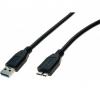 CORDON USB 3.0 A / MICRO B NOIR - 1,8 M