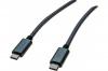 CORDON USB 3.1 Gen2 Type-C / Type-C NOIR 1,0 M