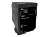 TONER NOIR LRP HAUTE CAPACITE LEXMARK CS720.CS725 ORIGINE