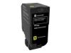 TONER JAUNE LRP LEXMARK CS720. CS725.CX725 ORIGINE