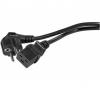 CORDON SECTEUR CEE7 / C19 NOIR. 3M