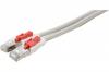 Cordon RJ45 CAT 6 S/FTP  verrouillage gris - 0,5 m