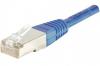Cordon RJ45 CAT 6 F/UTP gris - bleu 2 m 