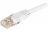 Cordon RJ45 CAT 6 U/UTP blanc - 2 m