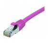 Cordon RJ45 CAT 6 F/UTP LSOH SNG rose - 2 m