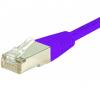 Cordon RJ45 CAT 6 S/FTP violet - 1,5 m