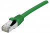 DEXLAN Cordon RJ45 CAT 6A S/FTP LSOH SNG vert - 0,3 m