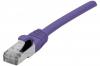 DEXLAN Cordon RJ45 CAT 6A S/FTP LSOH SNG violet - 1,5 m