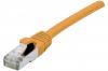 DEXLAN Cordon RJ45 CAT 6A S/FTP LSOH SNG orange - 1,5 m
