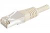 DEXLAN Cordon RJ45 CAT 6A F/UTP gris - 0,15 m