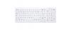 CHERRY CLAVIER SANS FIL COMPACT AVEC PAVE NUMERIQUE USB BLANC