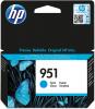 CARTOUCHE JET D'ENCRE 8,5ml CYAN 951 HP OFFICEJET PRO 251dw.276dw.8100.8600.8610.8620.8630.N911a ORIGINE