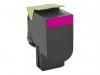 RECHARGE TONER MAGENTA HTE CAPACITE POUR LEXMARK CX410/CX510