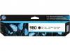 CARTOUCHE JET D'ENCRE NOIRE HP980 HP OFFICEJET ENTERPRISE COLOR FLOW X555.X585 ORIGINE