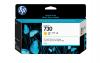 CARTOUCHE JET D'ENCRE JAUNE HP730 130ML HP DESIGNJET T1600.T1700.T2600 ORIGINE