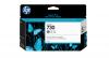 CARTOUCHE JET D'ENCRE GRISE HP730 130ML HP DESIGNJET T1600.T1700.T2600 ORIGINE
