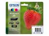 MULTIPACK 29 NOIR/CYAN/MAGENTA/JAUNE EPSON EXPRESSION HOME XP-235. 332.335.432.435 ORIGINE