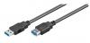 RALLONGE USB MICROCONNECT 3.0 A-A M/F - 1 METRE