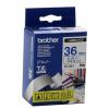 Ruban BROTHER TZ263 pour tiqueteuses (bleu/blanc) 36 mm lamin et perfor
